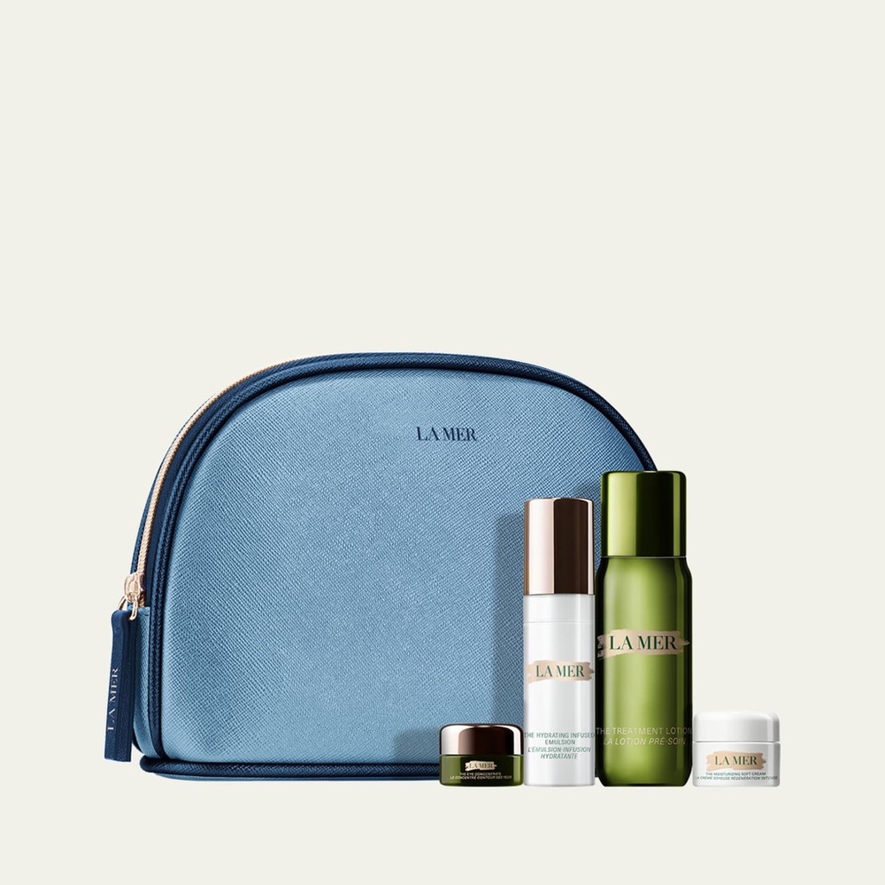 La Mer SMALL MIRACLES 4 pc luxury skincare gift set! New w bag! GWP - Picture 3 of 3